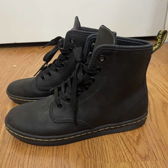 Dr. Martens Black Lace up Shoreditch ankle boots size US 6 EU 37 - Picture 9 of 9